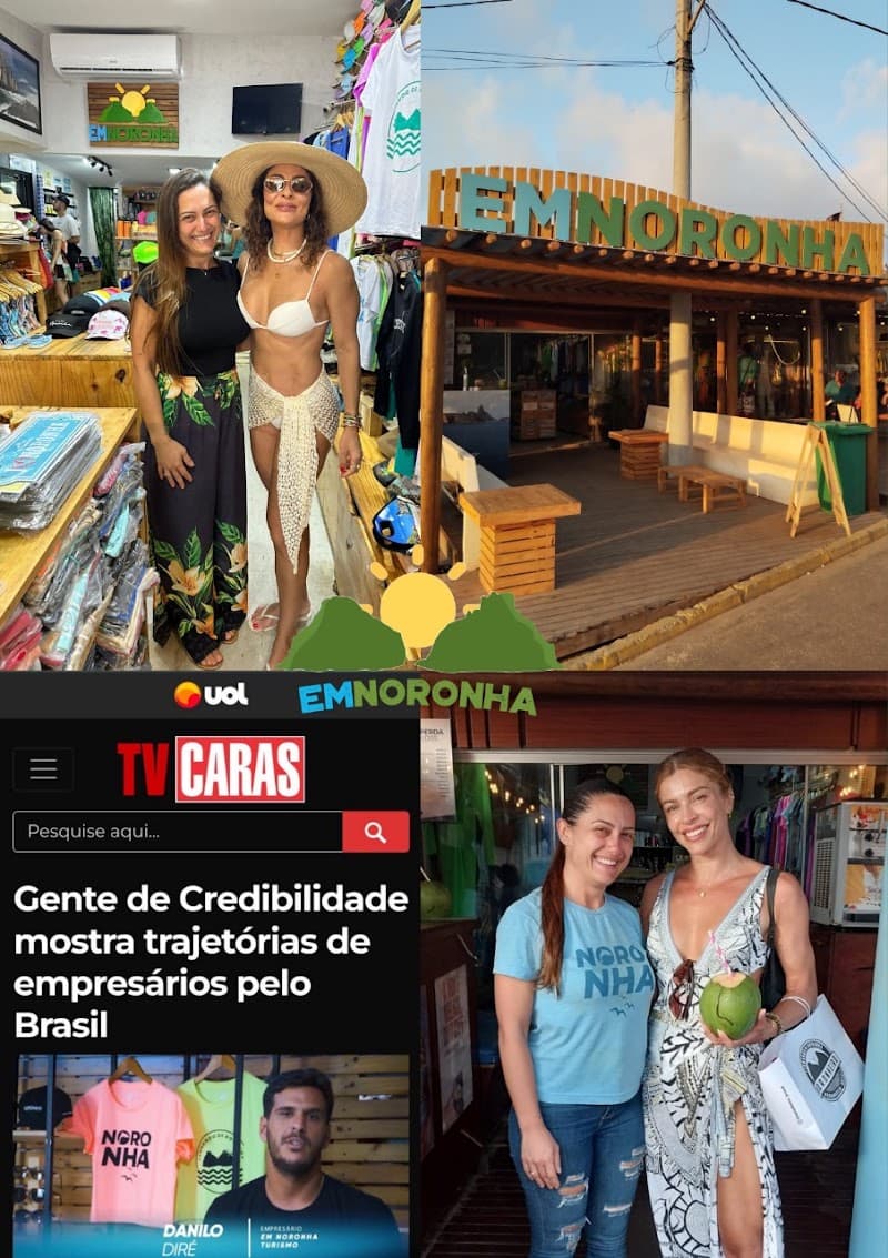 Matéria da Em Noronha na Revista CARAS